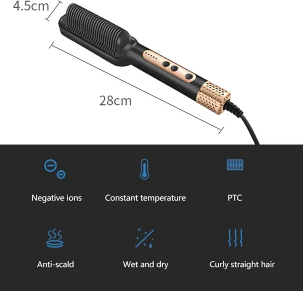 Sokany Cord Hair Straightener Brush - Image 4