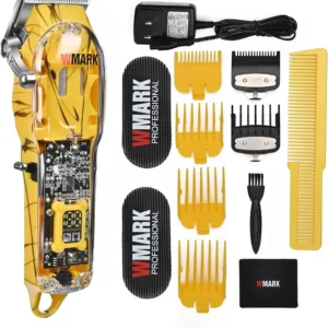 Professional Cordless Transparent Wmark Hair  Trimmer