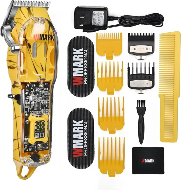 Professional Cordless Transparent Wmark Hair  Trimmer
