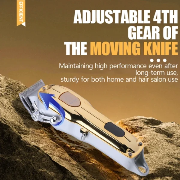 Rechargeable Cordless Kiki All Metal Barbering Machine - Image 6