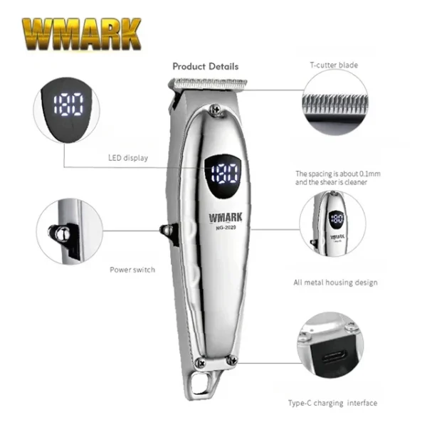 Smart Cordless Professional Hair Trimmer - Image 4