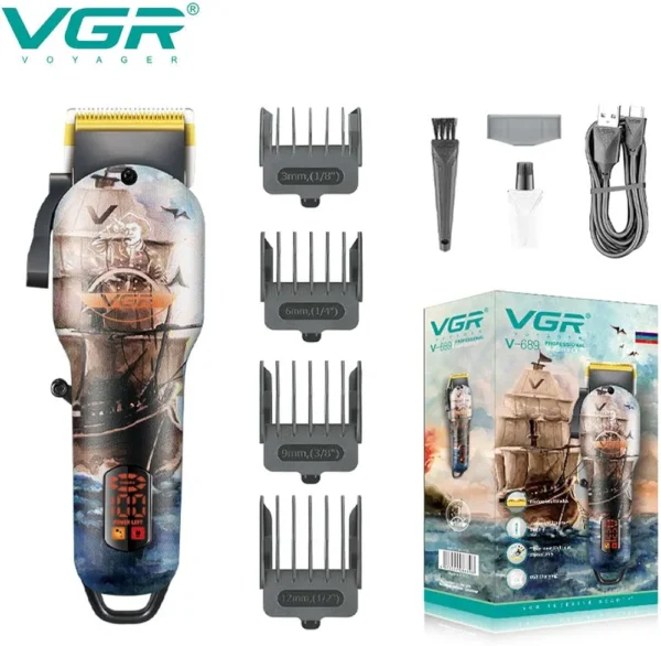 VGR V-689 Professional Hair Clipper/Hair Trimmer