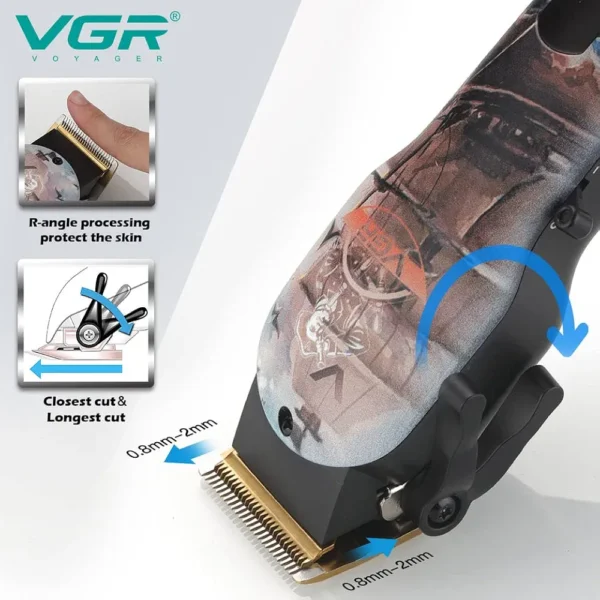 VGR V-689 Professional Hair Clipper/Hair Trimmer - Image 2