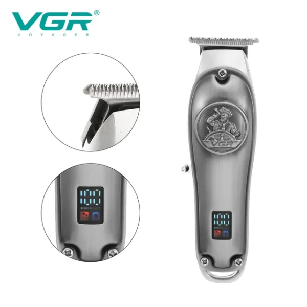 VGR Professional Rechargeable Hair Clipper - Image 4