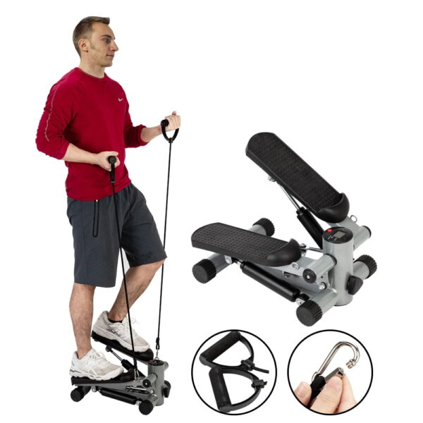 Mini Stepper with Resistance Bands - Image 2
